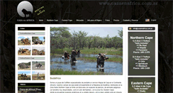 Desktop Screenshot of cazaenafrica.com.ar