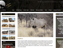 Tablet Screenshot of cazaenafrica.com.ar